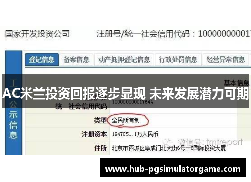 AC米兰投资回报逐步显现 未来发展潜力可期